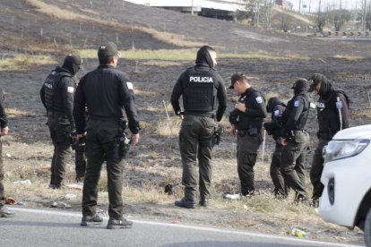 Policías llegaron al lugar.