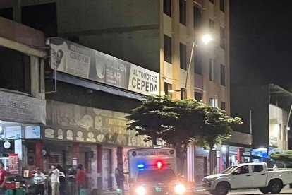 Lugar donde fue victimado el “Gordo Tacuri en La Maná.