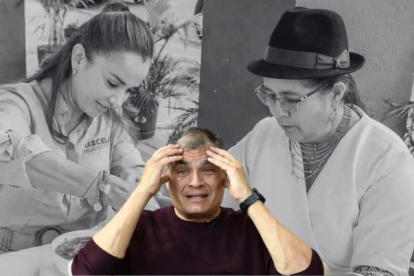 Rafael Correa escribe un largo mensaje tras reunión de Marcela Aguiñaga con Lourdes Tibán.