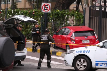 La pareja iba en este vehículo.