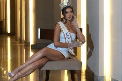 Andrea Aguilera tras ganar el Miss Supranational 2023