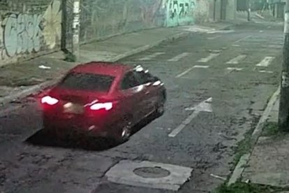 Los criminales se movilizaban en este vehículo.