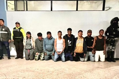 Varios de los sospechosos tienen antecedentes penales dos son menores de edad.