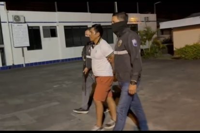 Fue entregado a la justicia.