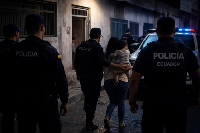 La mujer pudo ser rescatada junto a su hija.