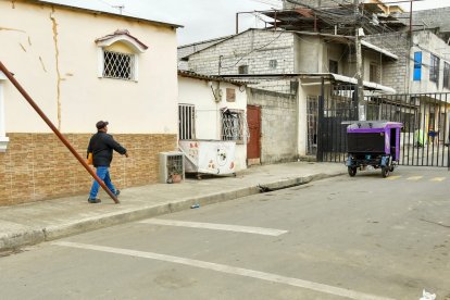 En este lugar fue asesinado el hombre que trabajaba como carnicero.