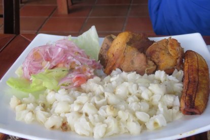 La fritada, uno de los platos tradicionales en esta localidad.