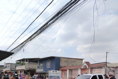 La Policía acordonó la escena del crimen.