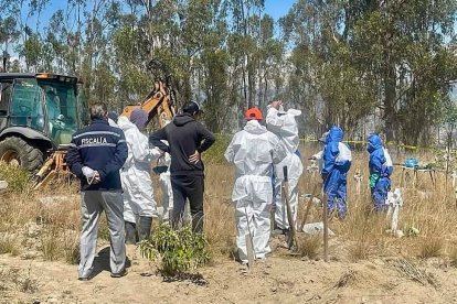 La exhumación de 95 cadáveres se realizó en el 2024 en el cementerio municipal del sur de Ambato.