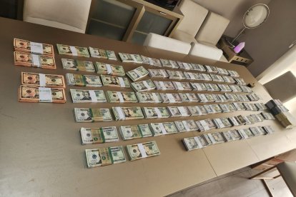 En el domicilio se encontró dinero falso.