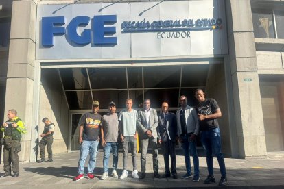 Parte de los jugadores que fueron acusados de supuestos amaños de partidos acudieron a dar su versión en la Fiscalía