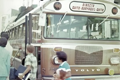Bus en Guayaquil en los años 70.