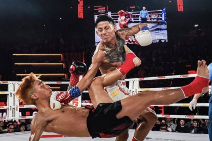 Óscar Fonseca ganó por TKO ante Sha Ma.