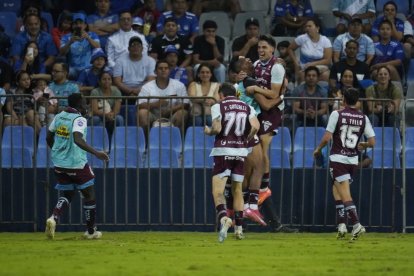 Federico Paz abrió la cuenta en el estadio George Capwell.