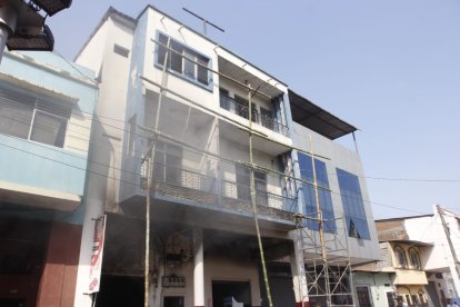 El incendio se propagó rápidamente.