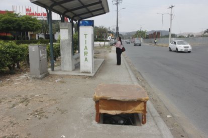 Los viales de La Aurora son ahora botaderos de basura.