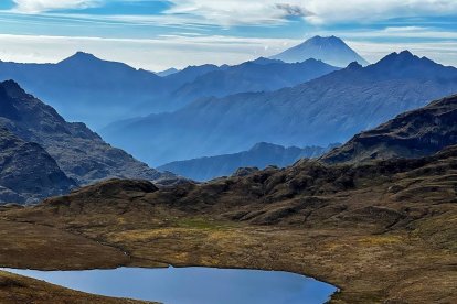 Las lagunas forman parte de encantadores paisajes.