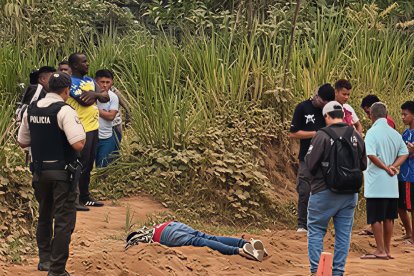 La víctima que encontraron en la pista no portaba documentos.