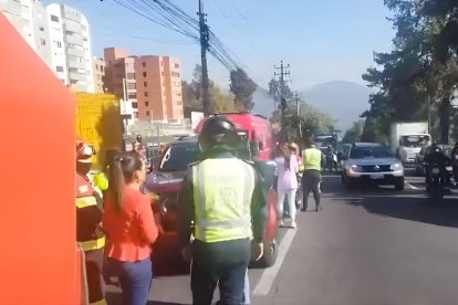 Las cámaras de seguridad permitieron identificar a los sospechosos del crimen en la Mariscal Sucre.