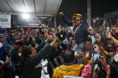 El movimiento indígena se configura alrededor de Marlon Vargas, presidente de la Conaie.