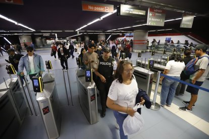 Los retrasos en el Metro de Quito se dieron la mañana de este 17 de diciembre.