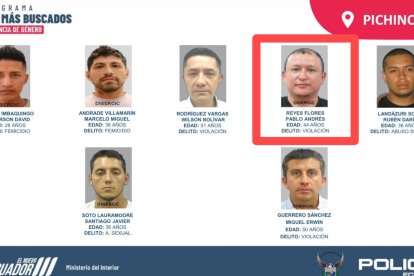 Reyes Flores aparece en la lista de los más buscado.