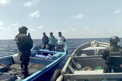 Los operativos antidrogas también se realizaron en altamar.