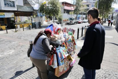 En la esquina de 18 de septiembre y Amazonas es muy conocida.