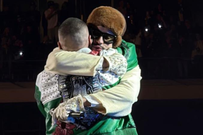 Bad Bunny y J Balvin en México.