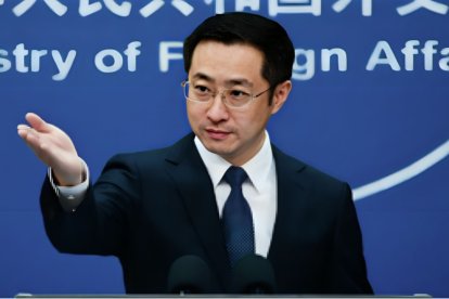 Lin Jian, portavoz de la Cancillería china.