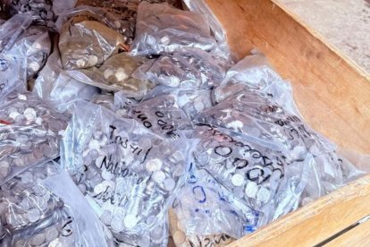 Monedas fraccionarias fuera de uso son retiradas del sistema monetario.