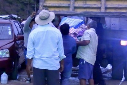 Solo tres de los siete cuerpos pudieron ser trasladados por Medicina Legal al Centro Forense