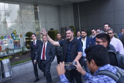 Aquiles Álvarez en el proceso del caso Triple A este 24 de diciembre.