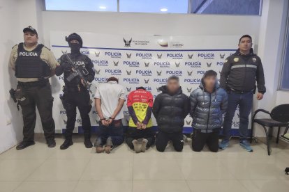 Cuatro personas fueron detenidas por la Policía.