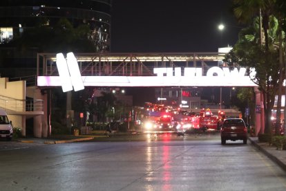 Caos por explosión frente al Mall del Sol, en octubre de 2025.