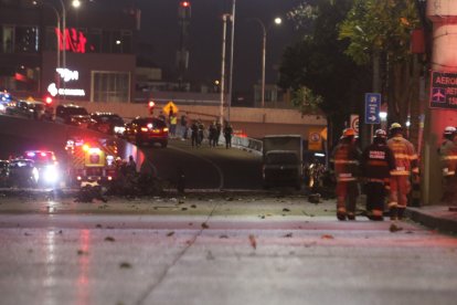 Caos por explosión frente al Mall del Sol, en octubre de 2025.