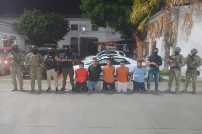 Los aprehendidos fueron entregados a la autoridad competente para que determine su situación jurídica