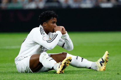 Endrick, delantero brasileño cuyo pase pertenece al Real Madrid.