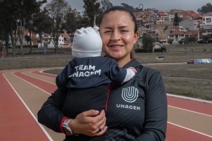 Glenda Morejón disfruta de la etapa de maternidad.