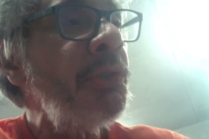 Así lucía el exvicepresidente Jorge Glas durante la diligencia.