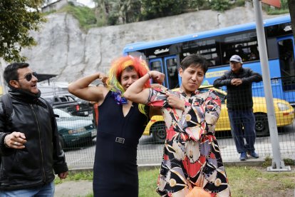 Los participantes pertenecen al gimnasio del Parque Urbano de Cumandá