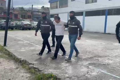 El detenido  fue puesto a órdenes de la autoridad judicial competente.