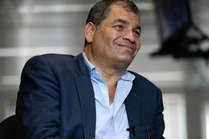 El expresidente Rafael Correa respondió también a Daniel Noboa.