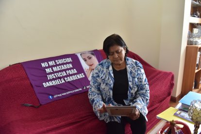 La madre de la víctima pide justicia por el caso.