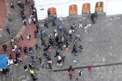 El operativo se realizó en el Centro Histórico de la capital.