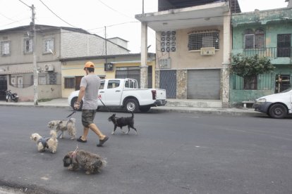 El sitio del ataque armado en el suburbio de Guayaquil.