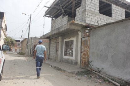 Uno de los sectores donde ocurrieron los ataques, en Durán.