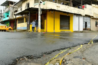 En esta zona ocurrió el hecho violento.