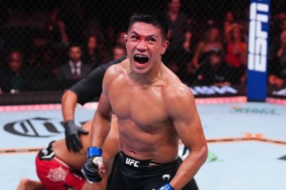 El peleador mexicano David Martínez tiene una carrera en ascenso en la UFC.