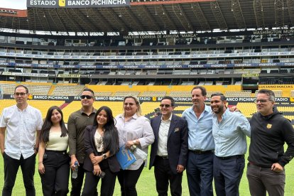 Personal de logística de Inter Miami recorrió la cancha, camerinos y accesos.